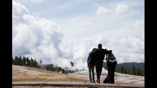The First Family Visits Yellowstone National Park 