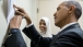 President Obama Signs Remarks for Introducer Sabah Muktar