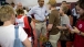 President Barack Obama Greets People at YMCA