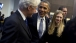 25  President Obama with Bill and Chelsea Clinton