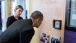 President Obama views artifacts from the Sewall-Belmont House and Museum