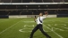 President Obama Throws a Football at Soldier Field 