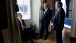 President Obama Waits with Daley and Rouse in the Green Room