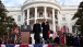 President Barack Obama and President Hu Jintao of China During The National Anthem