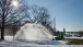 Snowblower on the South Lawn