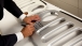 Vice President Joe Biden signs the grill of a Jeep