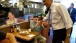 President Obama Greets A Man At Canter's Delicatessen