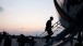 President Barack Obama Boards Air Force One