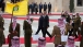 The President And King Abdullah II Inspect The Honor Guard