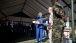 Secretary Clinton Watches A Drone Capability Demonstration 