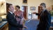 President Obama and the First Lady greet Bruce Springsteen