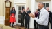 President Obama and Senior Staff Celebrate Katie Bernie Fallon