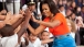 First Lady Michelle Obama Greets Students from Nancy Moseley Elementary School