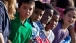 Children Get A Look During The Arrival Ceremony