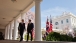 President Obama And Prime Minister Cameron Return To The Oval Office