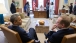 President Obama talks with Jim Clark, President of Boys & Girls Clubs of America