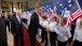 The President Greets Members Of Hora