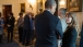 President Obama Talks With Katerina Rodgaard In The Blue Room