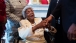President Barack Obama greets 109-year-old Emma Primas 