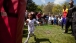 First Lady Michelle Obama Visits The Obstacle Course
