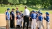 President Obama Visits With Little League Players