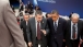President Barack Obama Walks With Prime Minister Essam Sharaf Of Egypt
