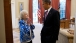 President Barack Obama Talks With Betty White