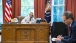 President Obama talks with President Erdogan of Turkey