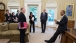 President Barack Obama Talks with Advisors in the Oval Office