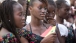 Students Listen to  First Lady Michelle Obama 