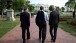 President Obama, Vice President Biden, and Bob McDonald Walk Through Lafayette Square