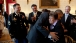 President Barack Obama Hugs Bertha Petry