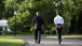 The President Walks With Chief of Staff Denis McDonough