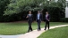 President Obama Walks with Chief of Staff Jack Lew and Senior Advisor David Plouffe