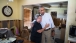 President Obama comforts a flood victim in Baton Rouge