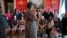 First Lady Michelle Obama Talks With High School Students