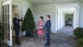 President Obama talks with Jeffrey Zients and Valerie Jarrett