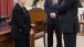 President Obama Talks with Janet Yellen and Ben Bernanke in the Oval Office