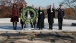 President Obama, First Lady Michelle Obama, former President Clinton and former Secretary of State Clinton at JFK Gravesite
