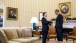 President Obama talks with President Juan Manuel Santos of Colombia 