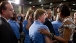 First Lady Michelle Obama Greets People at a Sears Distribution Center