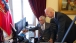 Vice President Joe Biden looks at photos