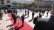 Vice President Joe Biden and Dr. Jill Biden walk down the red carpet