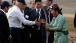 Vice President Joe Biden Greets a Mongolian Archer