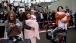 Moms Wait with Their Children for Sailors to Disembark the USS Gettysburg