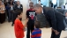 President Obama Greets Young Hotel Guests 