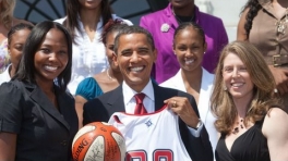 President Obama Welcomes WNBA Champions Detroit Shock
