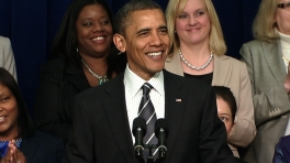 President Obama Speaks at the White House Forum on Women and the Economy