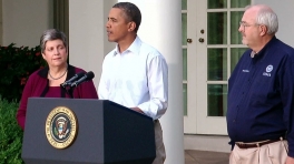 President Obama Delivers a Statement on Hurricane Irene