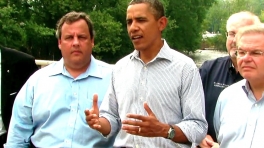 President Obama Tours Hurricane Damage in Paterson